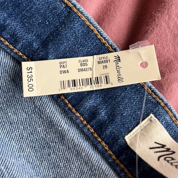 NWT Madewell 10” hi-rise skinny jeans - Picture 7 of 7